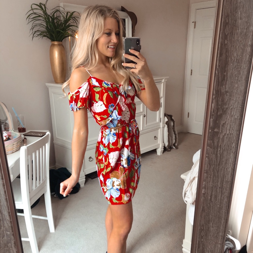 Floral mini dress - Picture 1 of 1